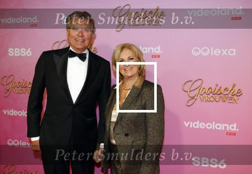 Amsterdam 22 oktober 2024
Premiere Gooische vrouwen in het DeLaMar theater. Anita Meier met partner