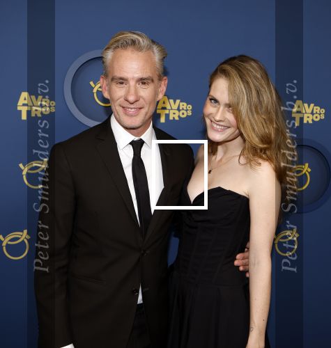 Amsterdam 17 oktober 2024
Het televizierring gala 2024  in carre . Art Rooijakkers met zijn vrouw