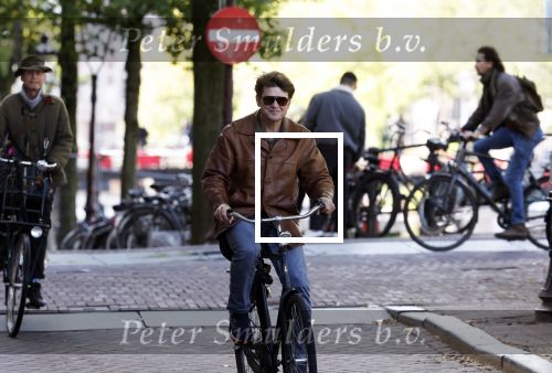 Amsterdam 3 oktober 2024
Beau v Erven Dorens op de fiets in het centrum van Amsterdam.