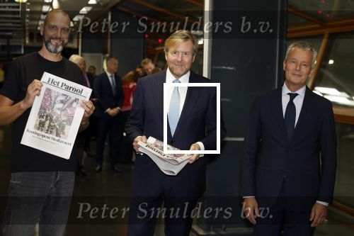 Amsterdam 10 oktober 2024
Koning Willem Alexander opent het HQ van DPG Media / Mediavaert . Aanwezig namend de GPD Christian v Thillo ( Executive Chairman van DPG Media ) en Erik Roddenhof (CEO DPG Media ).