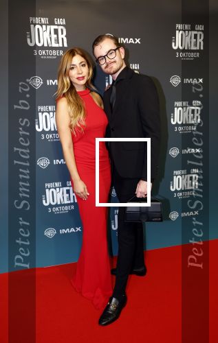 Amsterdam 1 oktober 2024
Premiere the Joker in pathe Arena. Dolshe Gulsen en Luuk v d Rijt