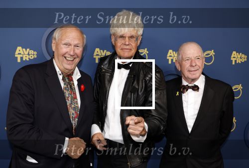 Amsterdam 17 oktober 2024
Het televizierring gala 2024  in carre . Edwin Rutten Ad Visser en Frits Barend