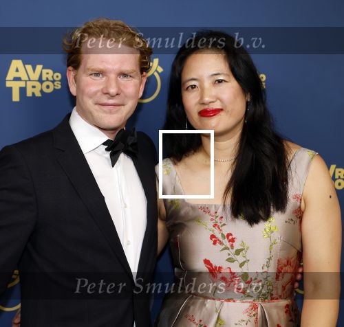 Amsterdam 17 oktober 2024
Het televizierring gala 2024  in carre . Gijs Rademaker met zijn partner Yang Yang Lee