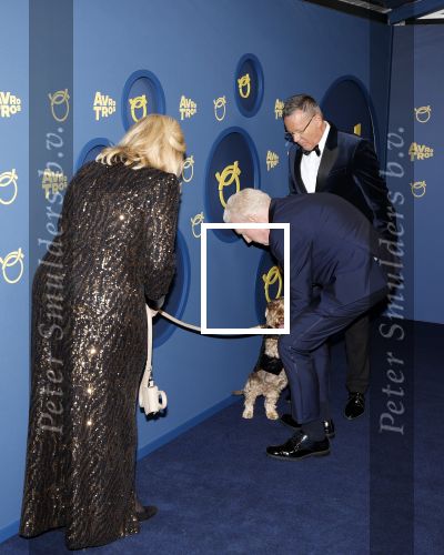 Amsterdam 17 oktober 2024
Het televizierring gala 2024  in carre . Andre v Duin won een Oeuvre ring . Hij kwam samen met vriend Fernando en Janny v d Heijden en haar hondje Nhaan