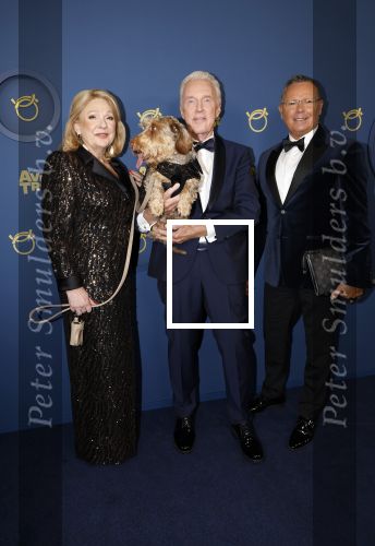Amsterdam 17 oktober 2024
Het televizierring gala 2024  in carre . Andre v Duin won een Oeuvre ring . Hij kwam samen met vriend Fernando en Janny v d Heijden en haar hondje Nhaan
