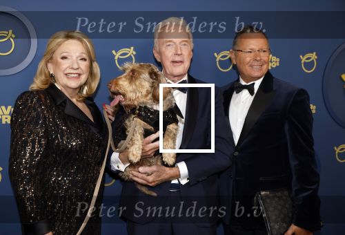 Amsterdam 17 oktober 2024
Het televizierring gala 2024  in carre . Andre v Duin won een Oeuvre ring . Hij kwam samen met vriend Fernando en Janny v d Heijden en haar hondje Nhaan