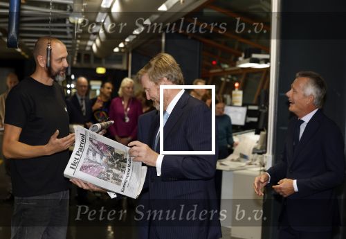 Amsterdam 10 oktober 2024
Koning Willem Alexander opent het HQ van DPG Media / Mediavaert . Aanwezig namend de GPD Christian v Thillo ( Executive Chairman van DPG Media ) en Erik Roddenhof (CEO DPG Media ).