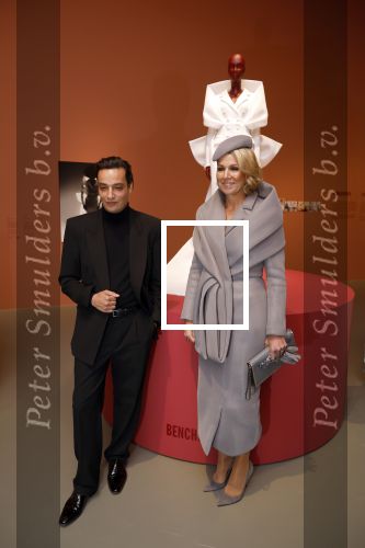 Utrecht 2 oktober 2024
Koningin Maxima opent de Moda in Utrecht. Koningin Maxima draagt een creatie van Mohamed Benchellal