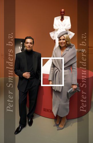 Utrecht 2 oktober 2024
Koningin Maxima opent de Moda in Utrecht. Koningin Maxima draagt een creatie van Mohamed Benchellal