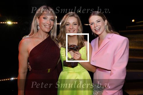Amsterdam 17 oktober 2024
Het televizierring gala 2024  in carre . Merel Ek kwam met Heleen Hendriks Noa Vahle en Sam Haegens