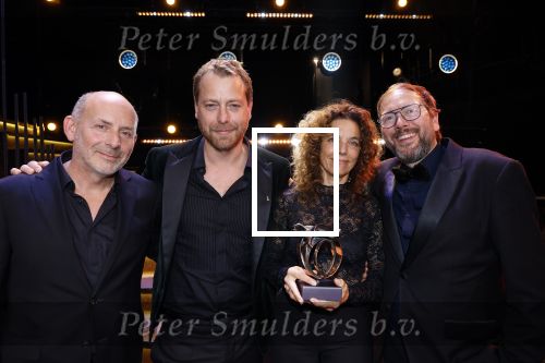 Amsterdam 17 oktober 2024
Het televizierring gala 2024  in carre . Paula v d Oest met Mark v Eeuwen Alain de Levita en