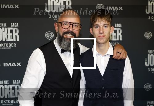 Amsterdam 1 oktober 2024
Premiere the Joker in pathe Arena. ramon Brugman met zoon