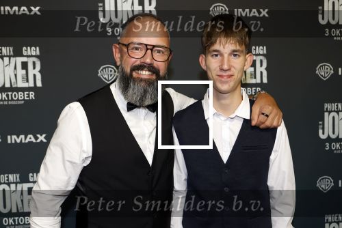 Amsterdam 1 oktober 2024
Premiere the Joker in pathe Arena. ramon Brugman met zoon