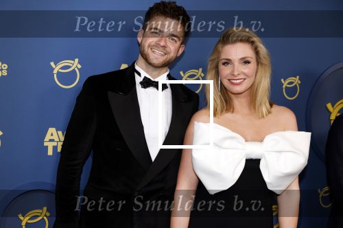 Amsterdam 17 oktober 2024
Het televizierring gala 2024  in carre . Welmoed Sijtsma met een kennis