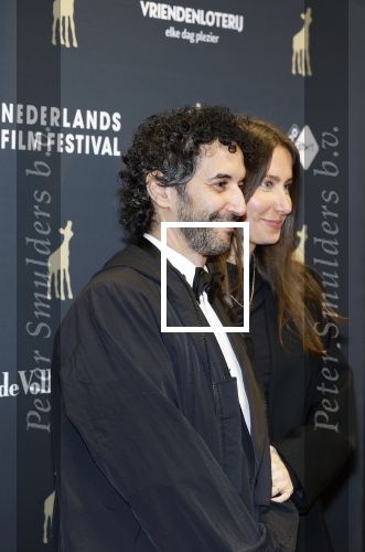 Utrecht 3 oktober 2025
Uitreiking gouden kalveren op het Nederlands film festival. Achmed Akkabi
poseert met partner Eileen Akkabi-Pekelharing