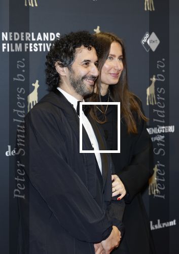 Utrecht 3 oktober 2025
Uitreiking gouden kalveren op het Nederlands film festival. Achmed Akkabi
poseert met partner Eileen Akkabi-Pekelharing