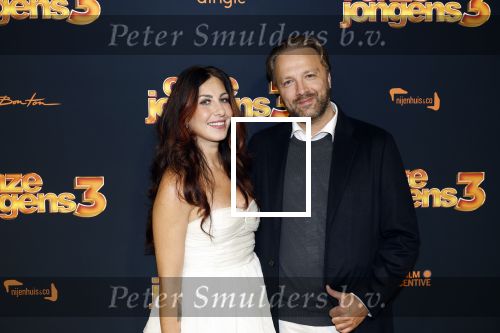 Amsterdam 6 oktober 2025
Premiere de Jongens 3 in Tuschinski. Antine  Algra kwam met Franke Hollywood
