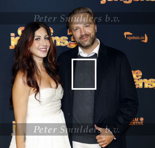 Amsterdam 6 oktober 2025
Premiere de Jongens 3 in Tuschinski. Antine  Algra kwam met Franke Hollywood