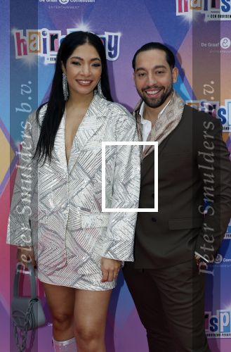 Rotterdam 12 oktober 2025
Premiere Hairspray in het oude Luxor in Rotterdam. April darby met partner