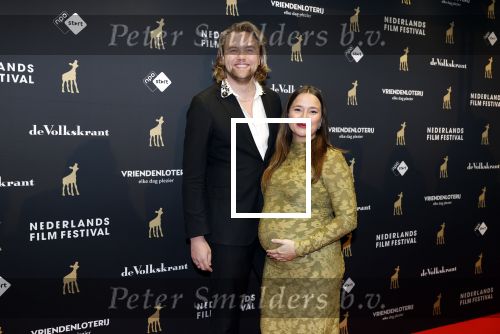 Utrecht 3 oktober 2025
Uitreiking gouden kalveren op het Nederlands film festival. Barbara Sloesen zwanger met partner Joost Hofman