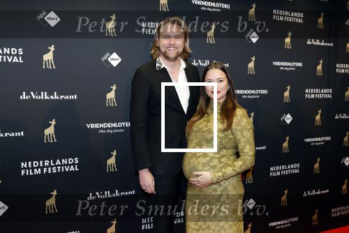 Utrecht 3 oktober 2025
Uitreiking gouden kalveren op het Nederlands film festival. Barbara Sloesen zwanger met partner Joost Hofman