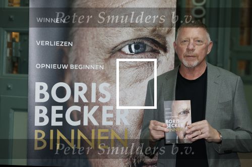 Amsterdam 8 oktober 2025
Boris Becker met zijn boek bij Eva Jinek in de foodhallen.