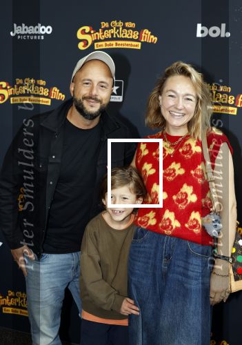 Utrecht 12 oktober 2025
Premiere de club van sinterklaas in kinepolis . carolien Spoor en Jon karthaus kwam met hun zoon