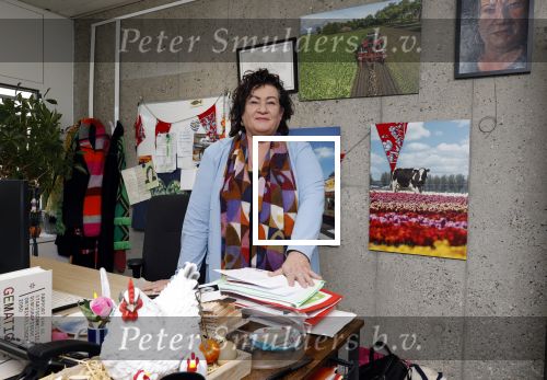 Den Haag 10 oktober 2025
Caroline v d Plas in haar kantoor bij de tweede kamer.