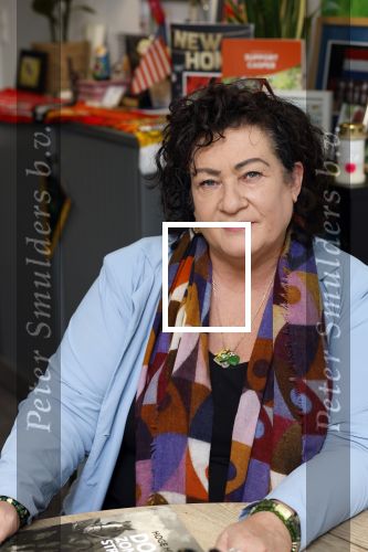 Den Haag 10 oktober 2025
Caroline v d Plas in haar kantoor bij de tweede kamer.