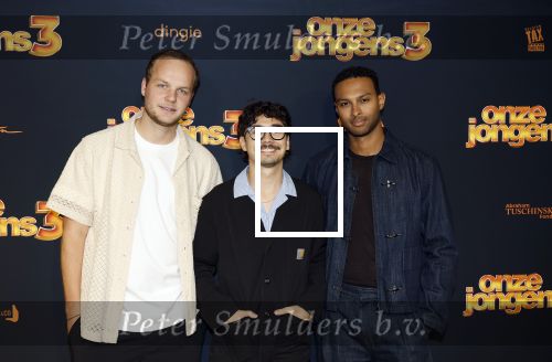 Amsterdam 6 oktober 2025
Premiere de Jongens 3 in Tuschinski. Daan Zwierink , Nicolaas Kaller , Owen Playfair