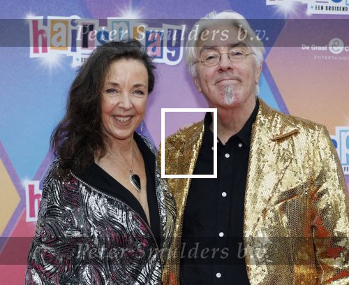 Rotterdam 12 oktober 2025
Premiere Hairspray in het oude Luxor in Rotterdam. FrÃ©dÃ©rique Sluyterman van Loo poseert met partner Erik Breij