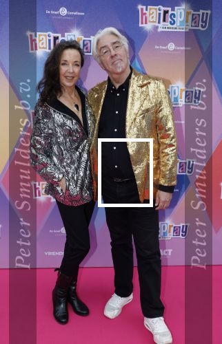 Rotterdam 12 oktober 2025
Premiere Hairspray in het oude Luxor in Rotterdam. FrÃ©dÃ©rique Sluyterman van Loo poseert met partner Erik Breij