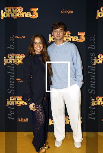 Amsterdam 6 oktober 2025
Premiere de Jongens 3 in Tuschinski. Jada Borsato met haar vriend