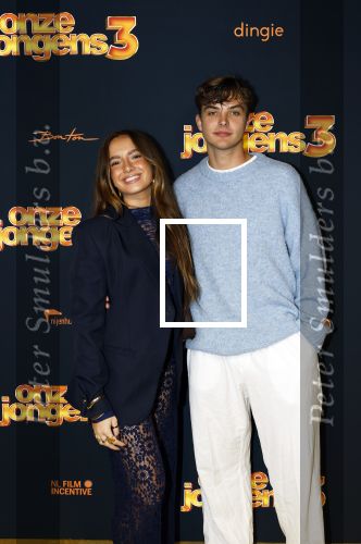 Amsterdam 6 oktober 2025
Premiere de Jongens 3 in Tuschinski. Jada Borsato met haar vriend