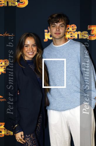 Amsterdam 6 oktober 2025
Premiere de Jongens 3 in Tuschinski. Jada Borsato met haar vriend