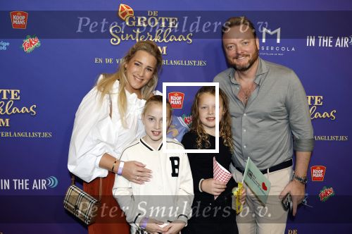 Amsterdam 5 oktober 2025
Premiere sinterklaas film in Pathe Noord. John Dirne met gezin