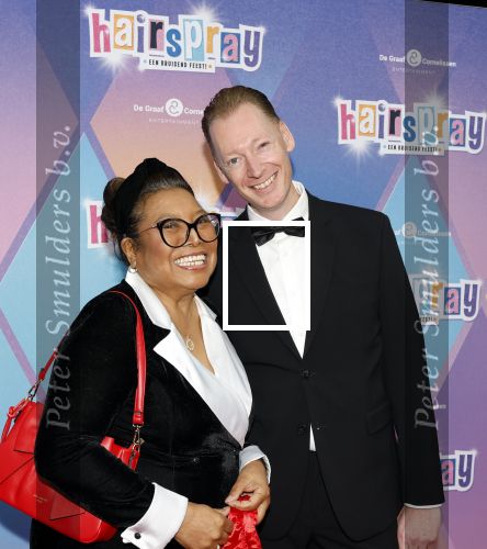 Rotterdam 12 oktober 2025
Premiere Hairspray in het oude Luxor in Rotterdam. Justine Pelmelay kwam met een vriend