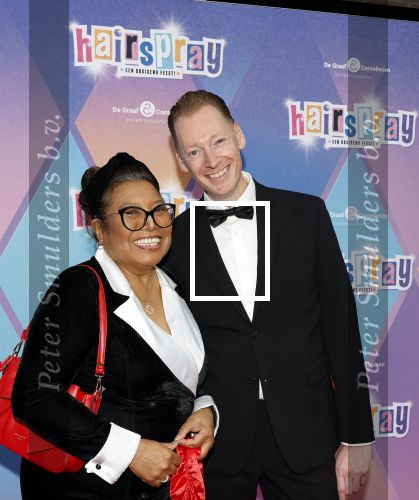 Rotterdam 12 oktober 2025
Premiere Hairspray in het oude Luxor in Rotterdam. Justine Pelmelay kwam met een vriend