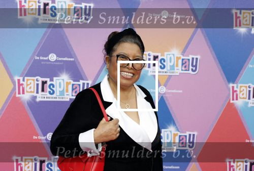 Rotterdam 12 oktober 2025
Premiere Hairspray in het oude Luxor in Rotterdam. Justine Pelmelay kwam met een vriend