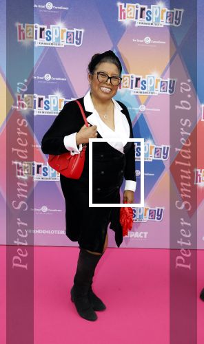 Rotterdam 12 oktober 2025
Premiere Hairspray in het oude Luxor in Rotterdam. Justine Pelmelay kwam met een vriend
