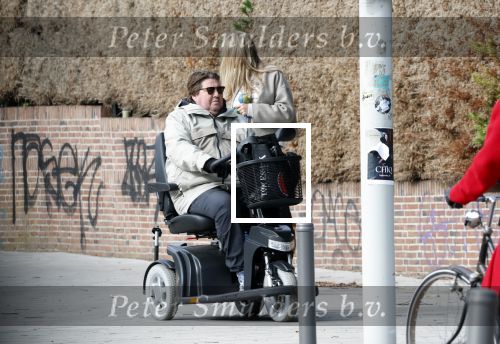 Amsterdam 9 oktober 2025
Martijn Krabbe in scootmobiel in Amsterdam zuid.