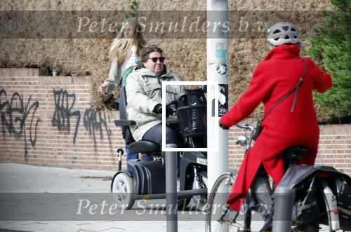 Amsterdam 9 oktober 2025
Martijn Krabbe in scootmobiel in Amsterdam zuid.