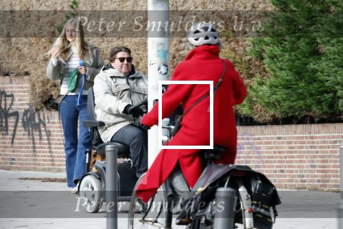 Amsterdam 9 oktober 2025
Martijn Krabbe in scootmobiel in Amsterdam zuid.