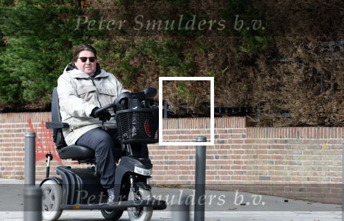 Amsterdam 9 oktober 2025
Martijn Krabbe in scootmobiel in Amsterdam zuid.