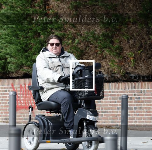 Amsterdam 9 oktober 2025
Martijn Krabbe in scootmobiel in Amsterdam zuid.
