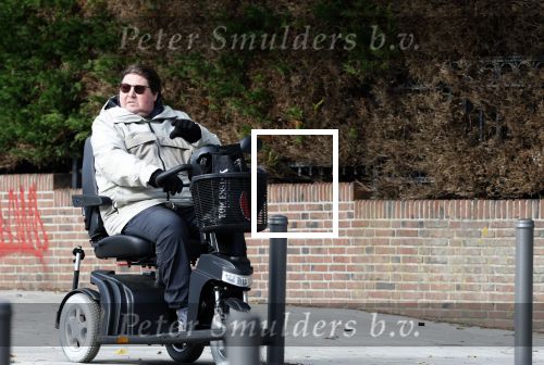 Amsterdam 9 oktober 2025
Martijn Krabbe in scootmobiel in Amsterdam zuid.