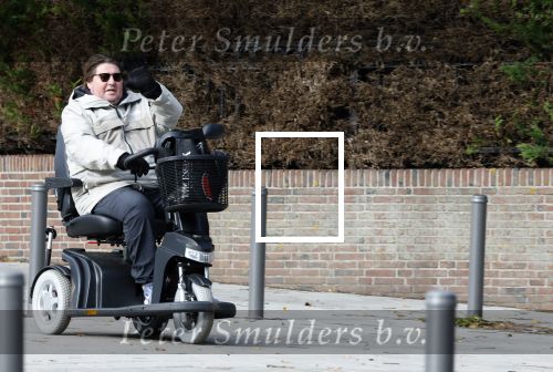 Amsterdam 9 oktober 2025
Martijn Krabbe in scootmobiel in Amsterdam zuid.