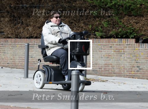 Amsterdam 9 oktober 2025
Martijn Krabbe in scootmobiel in Amsterdam zuid.