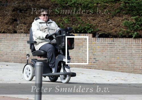 Amsterdam 9 oktober 2025
Martijn Krabbe in scootmobiel in Amsterdam zuid.