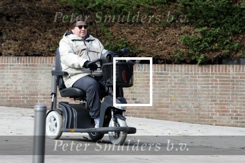 Amsterdam 9 oktober 2025
Martijn Krabbe in scootmobiel in Amsterdam zuid.